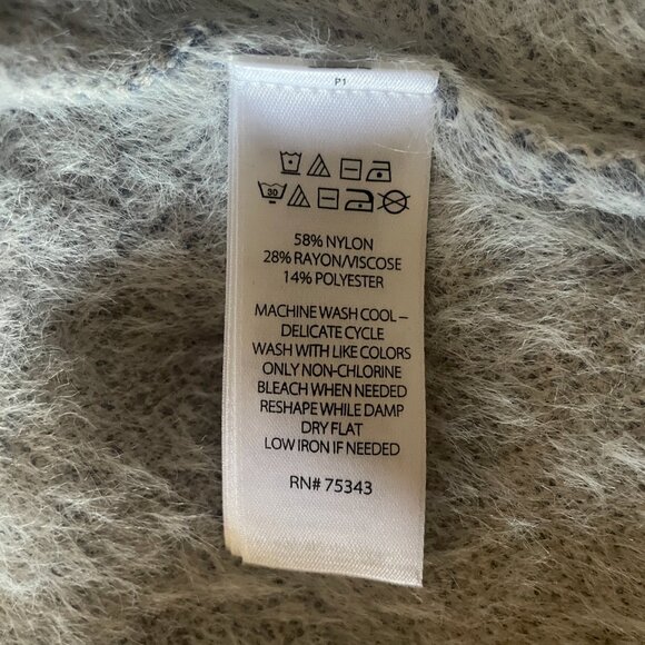 Rachel Zoe Jacket Plaid Double-breasted fluffy Size M - Picture 2 of 6